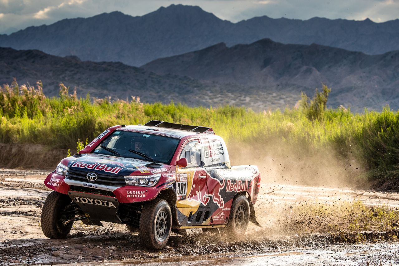 Rajd Dakar 2018 - Toyota Hilux zespołu Toyota Gazoo Racing SA
