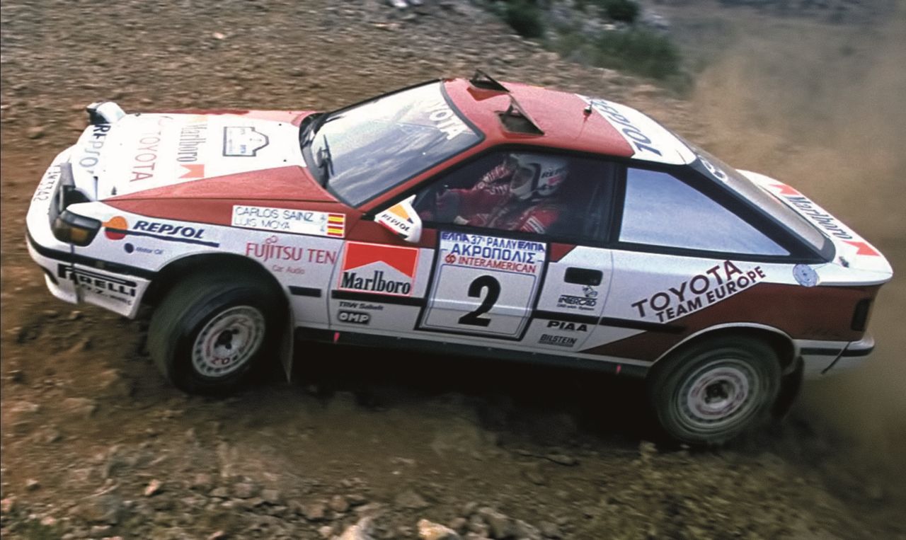 eak92 sainz toyota st185 historyczne zwyciestwo 1992 safari rally