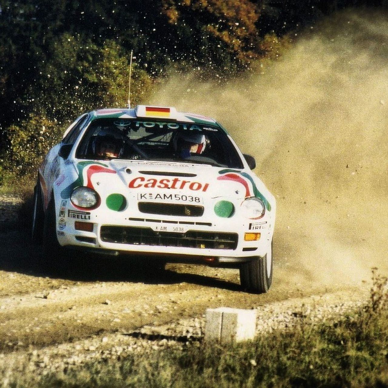 fot 1 pazdziernik 1996 isolde holdenried i catherine francois celica gt four st205 adac 3 stadte rallye