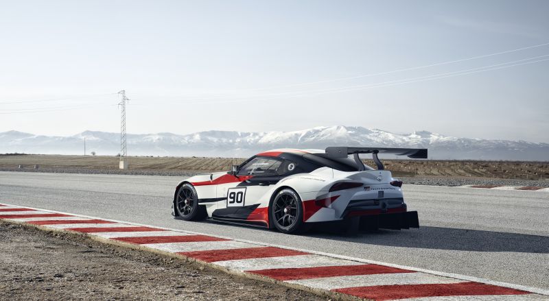 Nowa Toyota GR Supra Racing Concept sylwetka Sylwetka nowej Toyoty GR Supry Racing Concept
