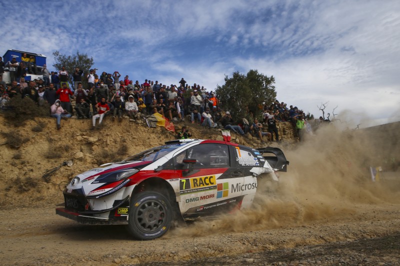 Toyota Yaris WRC Rajd Hiszpanii Latvala