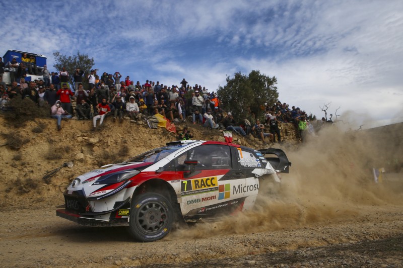 Toyota Yaris WRC Rajd Hiszpanii Latvala