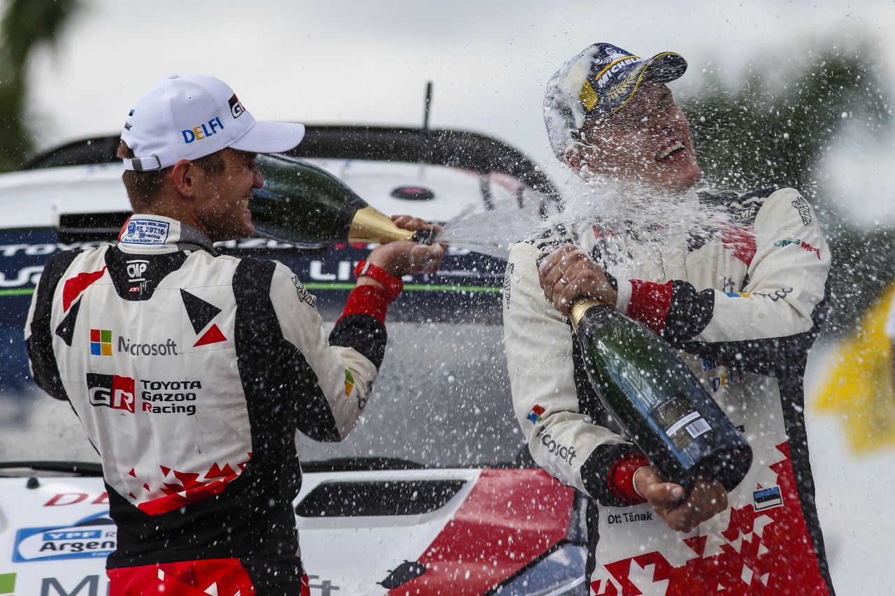 Toyota Gazoo Racing WRT Ott Tanak Martin Jrveoja Ott Tanak i Martin Jrveoja z zespołu Toyota Gazoo Racing WRT