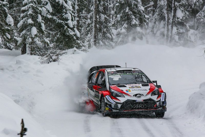 E. Lappi w Toyocie Yaris WRC 2018 