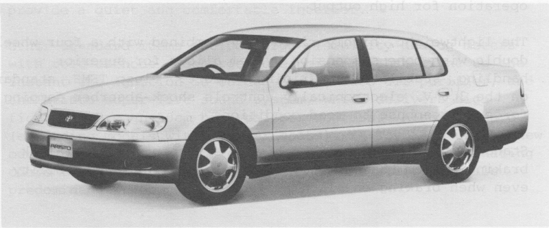 Toyota Aristo - pierwsze auto z silnikiem 2JZ-GTE Toyota Aristo