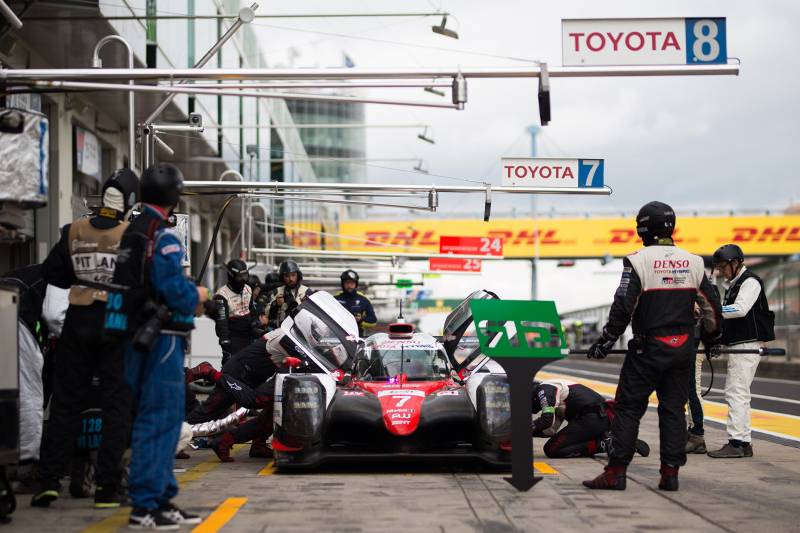 Toyota TS050 2017 Toyota TS050 i zespół Toyota Gazoo Racing