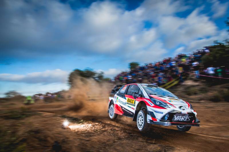 Yaris WRC Rajd Hiszpanii Yaris WRC w czasie Rajdu Hiszpanii