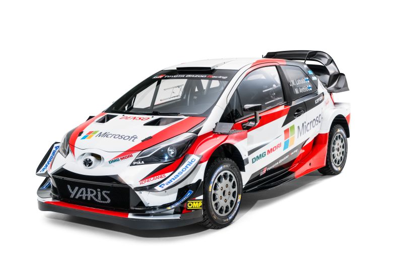 Toyota Yaris WRC 2018 zespołu Toyota Gazoo Racing