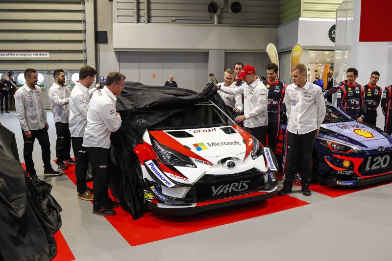 Toyota Yaris WRC 2018 prezentacja Toyota Yaris WRC 2018 odsłonięta