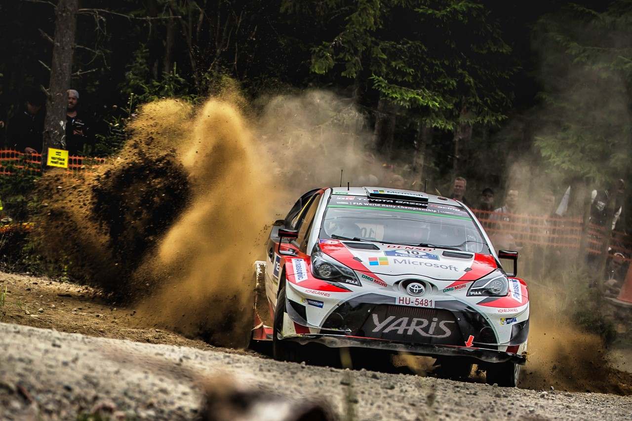 Esapekka Lappi za kierownicą Toyoty Yaris WRC wygrał Rajd Finlandii 2017