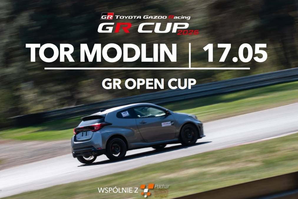 Informacje i zapisy do 2. rundy fazy kwalifikacyjnej TOYOTA GR OPEN CUP - 17.05.2026 Tor Modlin