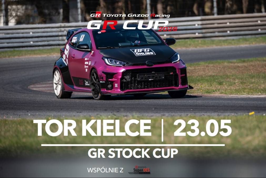 Informacje i zapisy do 2. rundy fazy kwalifikacyjnej TOYOTA GR STOCK CUP - 23.05.2026 Tor Kielce