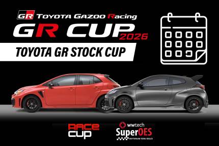 Kalendarz fazy kwalifikacyjnej TOYOTA GR STOCK CUP 2026 (aut GR Yaris i GR Corolla z ograniczonym zakresem przeróbek)