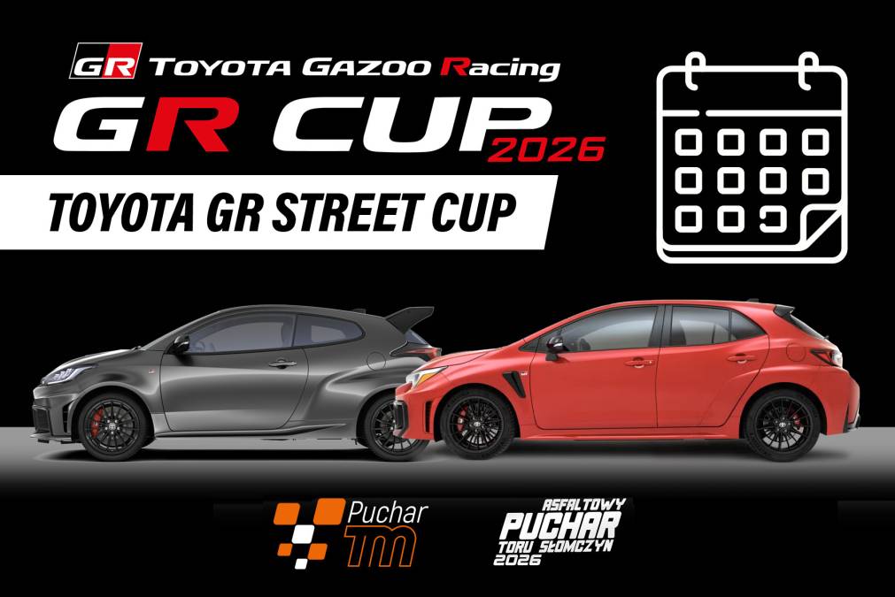 Kalendarz fazy kwalifikacyjnej TOYOTA GR STREET CUP 2026 (seryjne auta GR Yaris i GR Corolla)