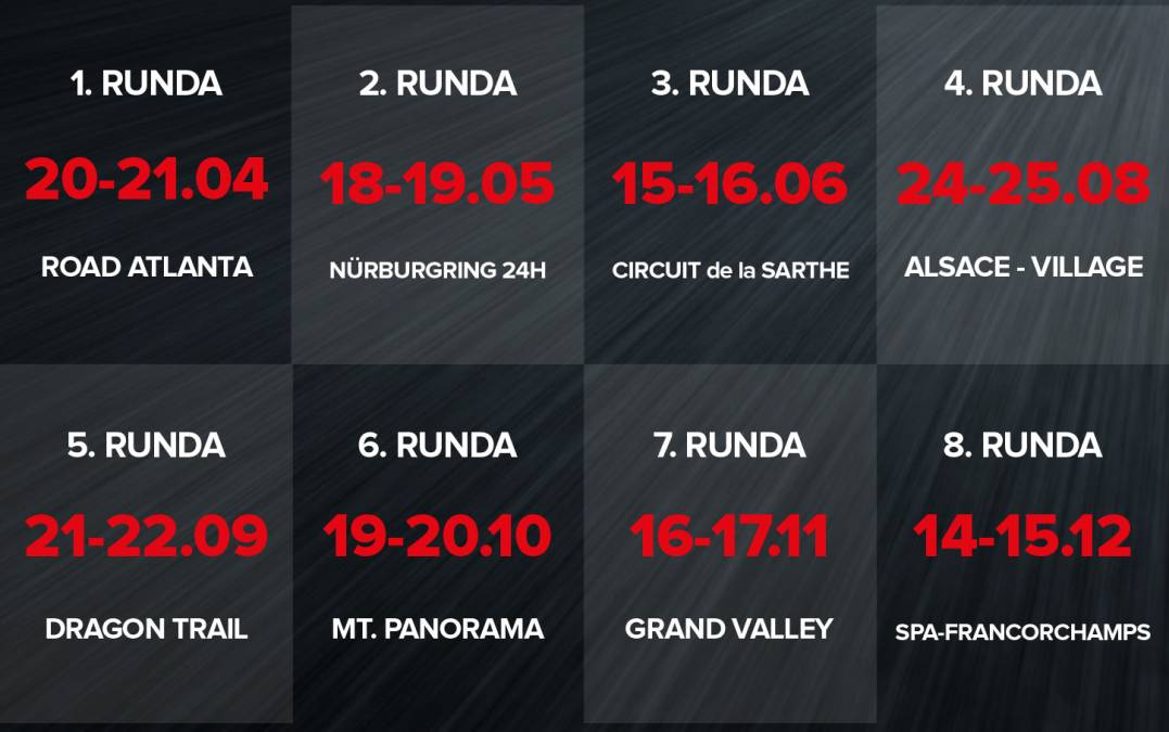 Kalendarz TOYOTA GR CUP DIGITAL 2023
