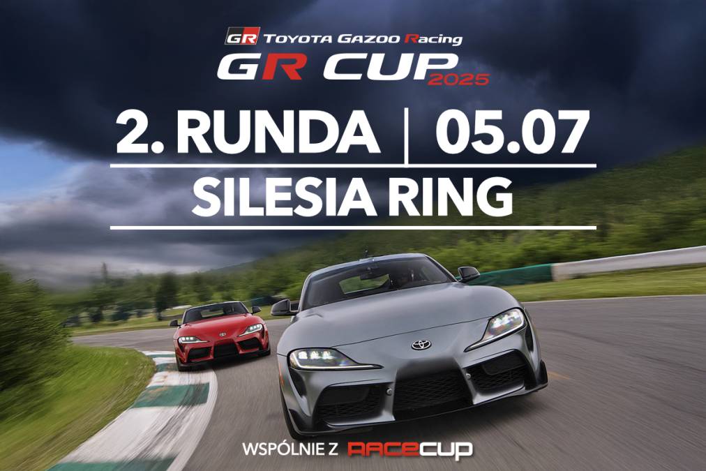 Informacje i zapisy do 2. rundy TOYOTA GR CUP - 05.07.2025 Tor Silesia Ring