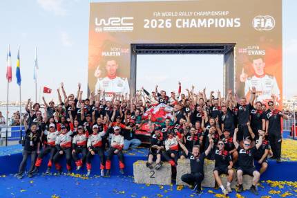 Evans i Martin mistrzami świata WRC 2026. TOYOTA GAZOO Racing z potrójną koroną