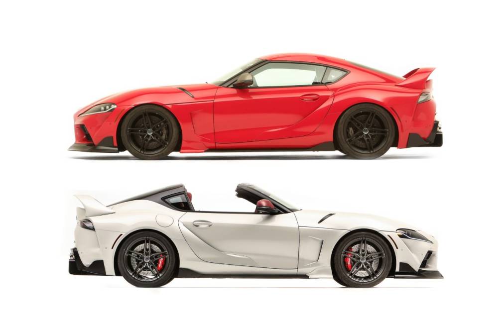 Toyota GR Supra z dachem targa