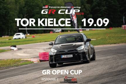 Informacje i zapisy do 11. rundy fazy kwalifikacyjnej TOYOTA GR OPEN CUP - 19.09.2026 Tor Kielce