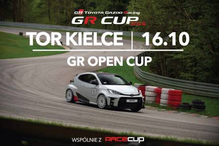 Informacje i zapisy do 13. rundy fazy kwalifikacyjnej TOYOTA GR OPEN CUP - 16.10.2026 Tor Kielce