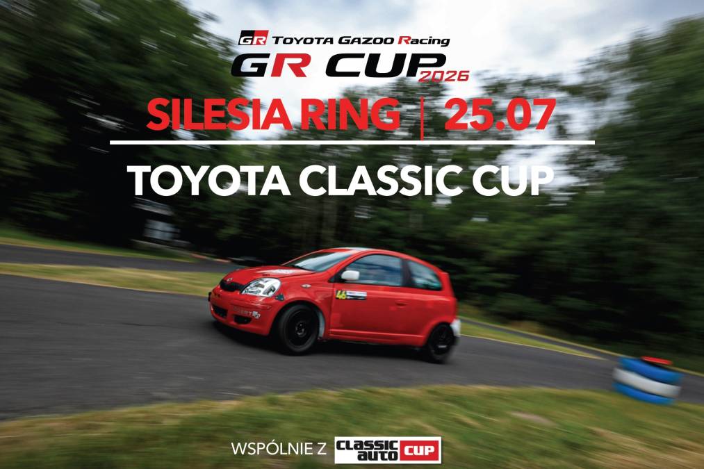 Informacje i zapisy do 5. rundy fazy kwalifikacyjnej TOYOTA CLASSIC CUP - 25.07.2026 Silesia Ring
