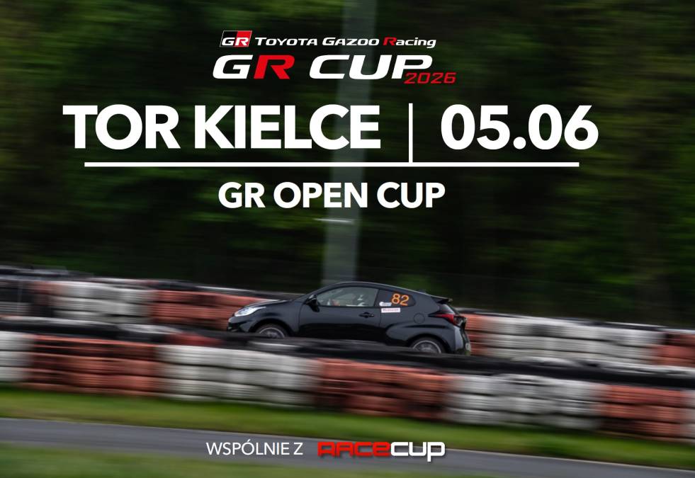 Informacje i zapisy do 4. rundy fazy kwalifikacyjnej TOYOTA GR OPEN CUP - 05.06.2026 Tor Kielce