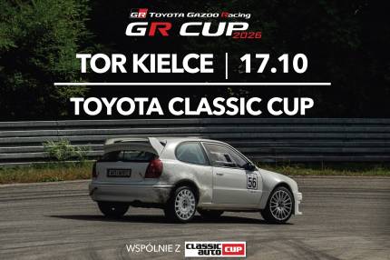 Informacje i zapisy do 8. rundy fazy kwalifikacyjnej TOYOTA CLASSIC CUP - 17.10.2026 Tor Kielce