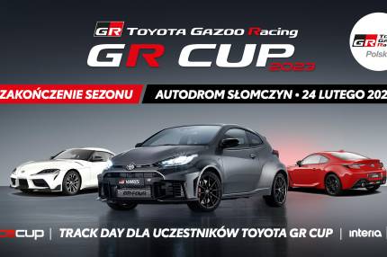 Wręczenie pucharów dla zwycięzców TOYOTA GR CUP 2023 - Autodrom Słomczyn 24 lutego