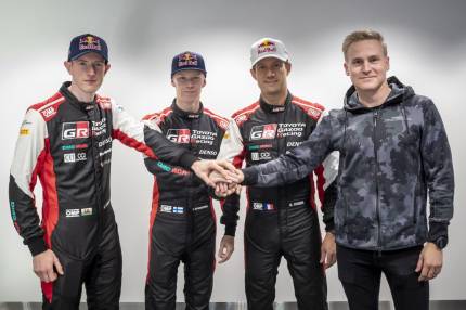 Toyota Gazoo Racing stawia na sprawdzone załogi w nowej erze WRC