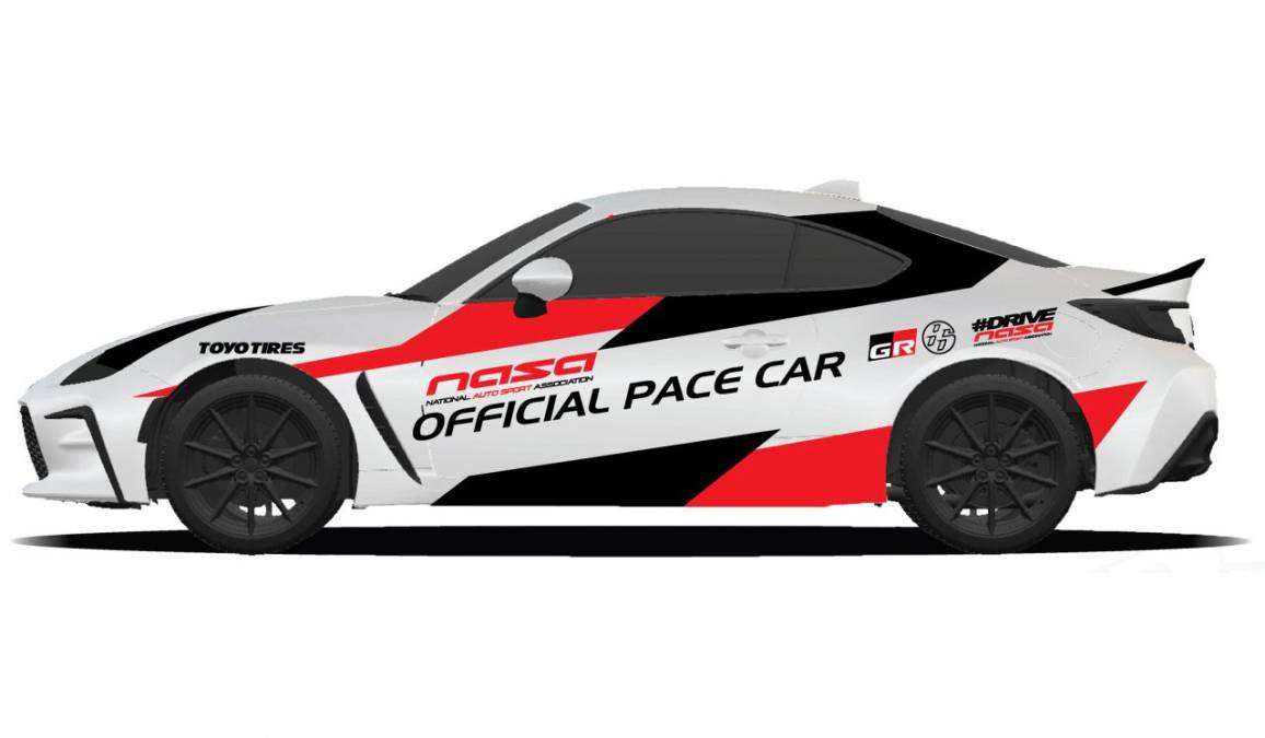 Toyota GR 86 samochodem bezpieczeństwa w wyścigu NASCAR