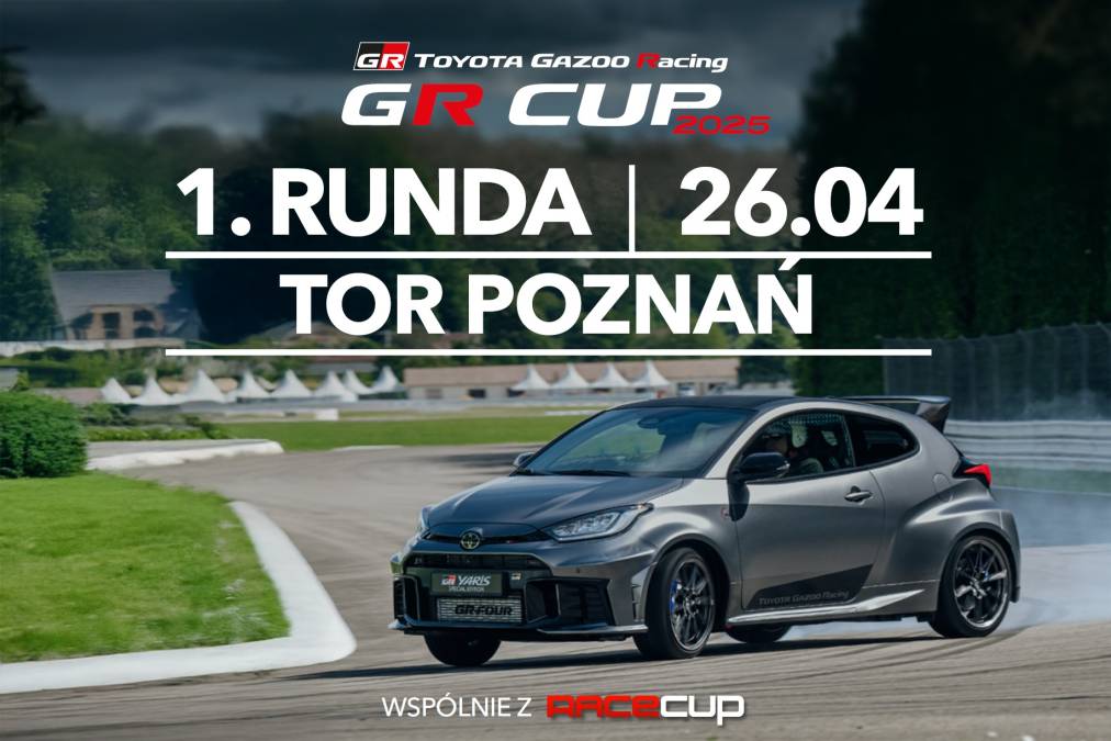 Informacje i zapisy do 1. rundy TOYOTA GR CUP - 26.04.2025 Tor Poznań