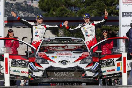 Ott Tänak drugi w Rajdzie Monte Carlo