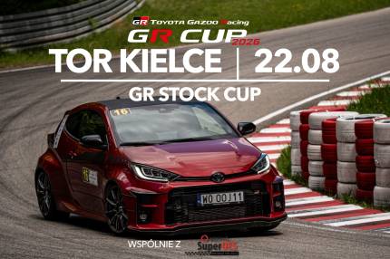 Informacje i zapisy do 7. rundy fazy kwalifikacyjnej TOYOTA GR STOCK CUP - 22.08.2026 Tor Kielce