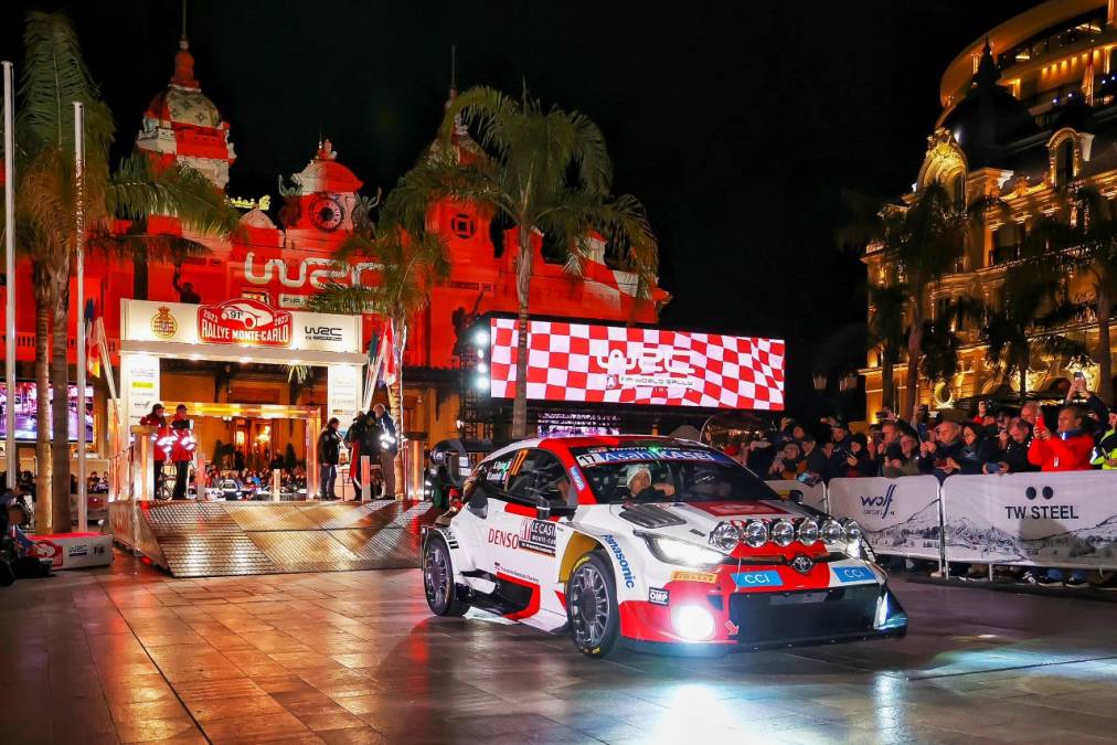 TOYOTA GAZOO Racing wygrywa Rajd Monte Carlo. Pierwsze i drugie miejsce na początek sezonu